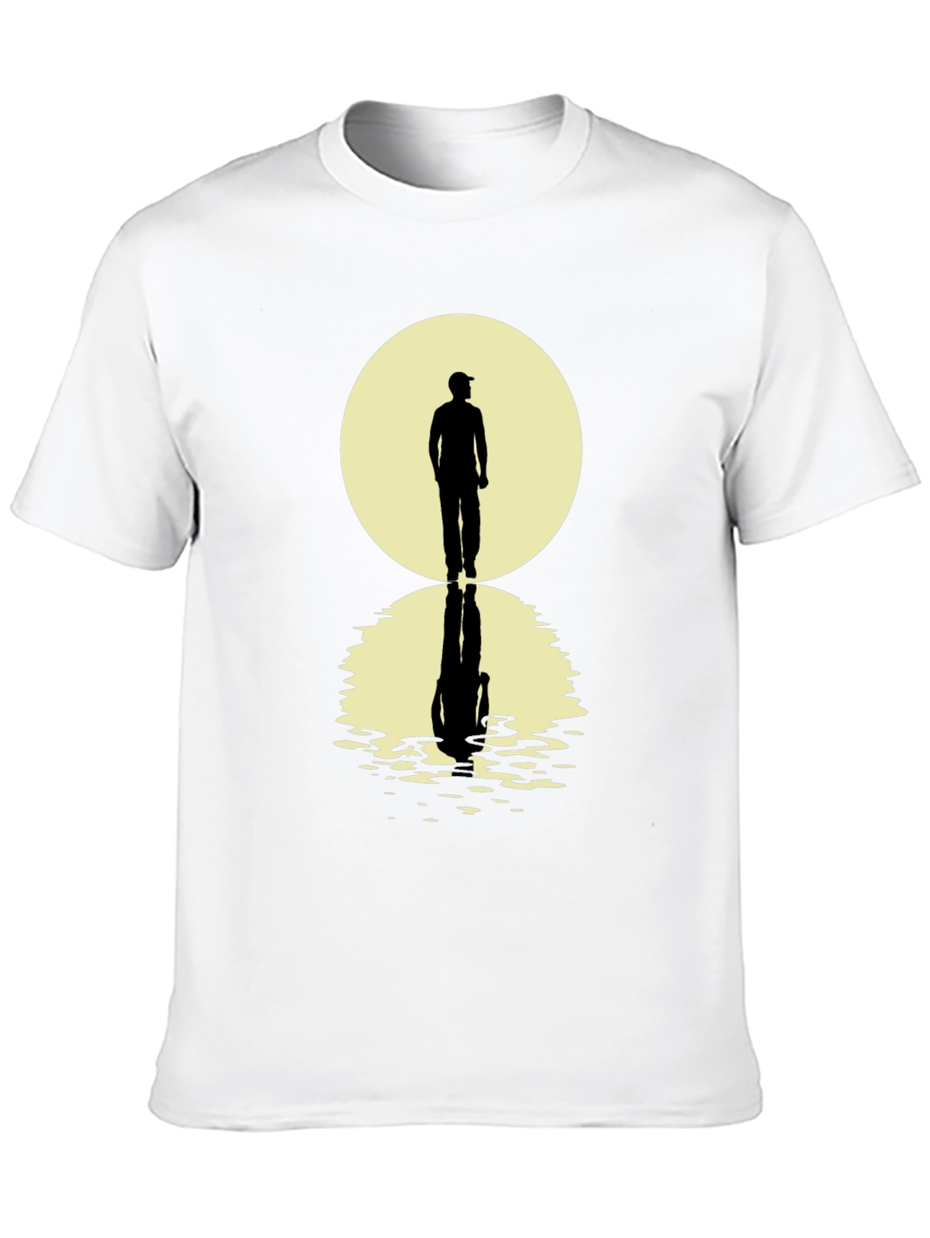 Mens Walking Reflection Graphic Tee