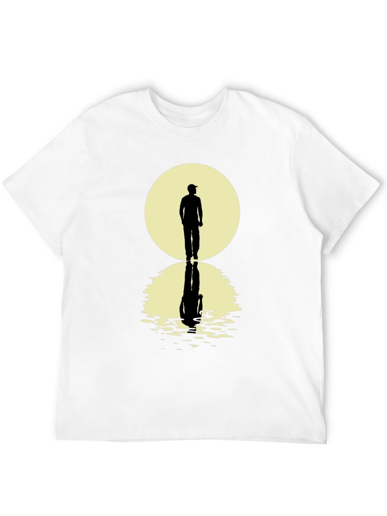 Mens Walking Reflection Graphic Tee