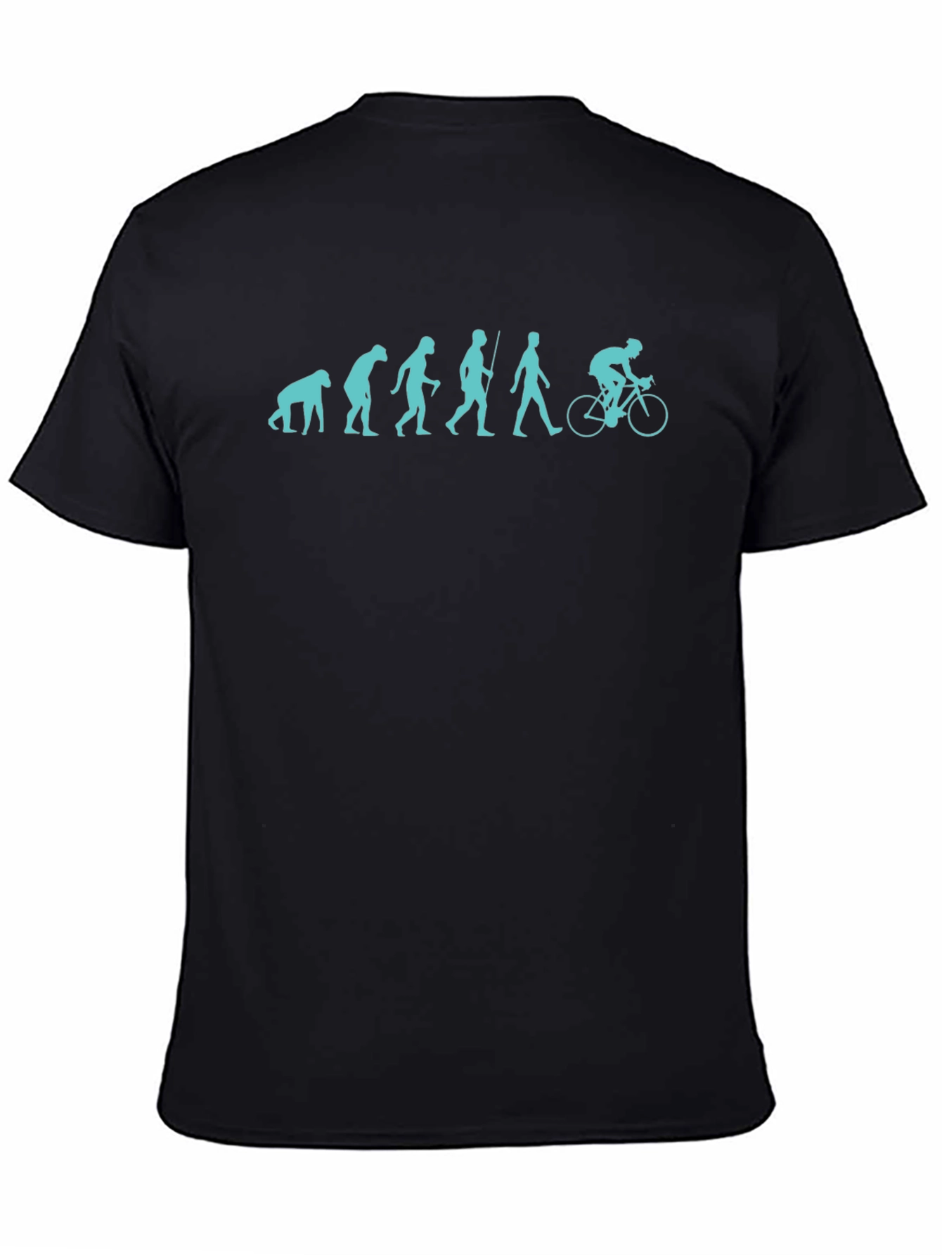 Evolution of Cyclist Graphic T-Shirt