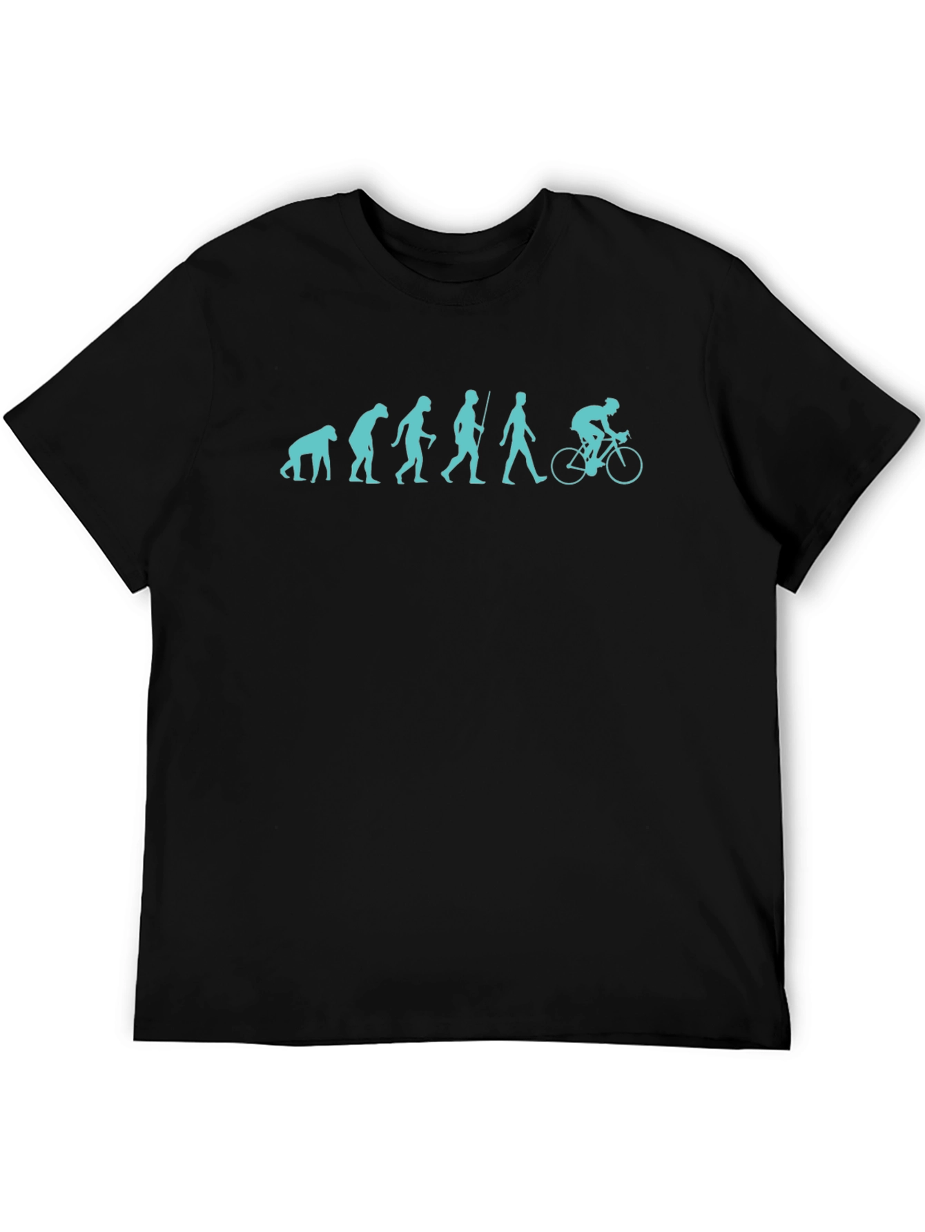 Evolution of Cyclist Graphic T-Shirt