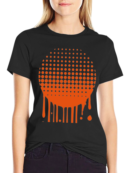 Abstract Drip Graphic Tee