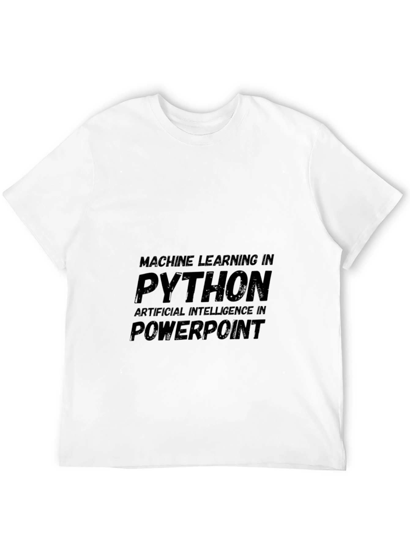 Machine Learning Python PowerPoint T-Shirt