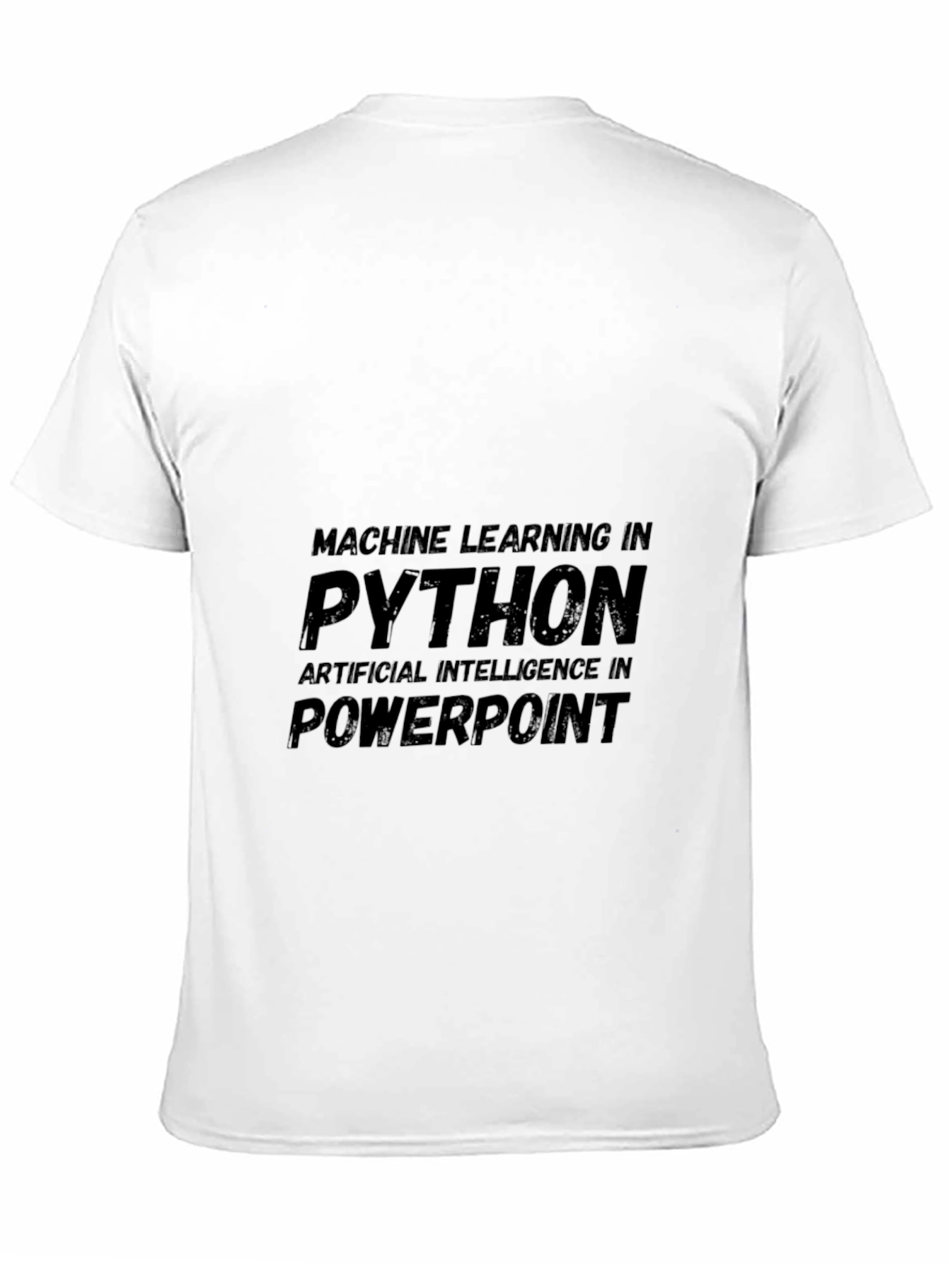 Machine Learning Python PowerPoint T-Shirt