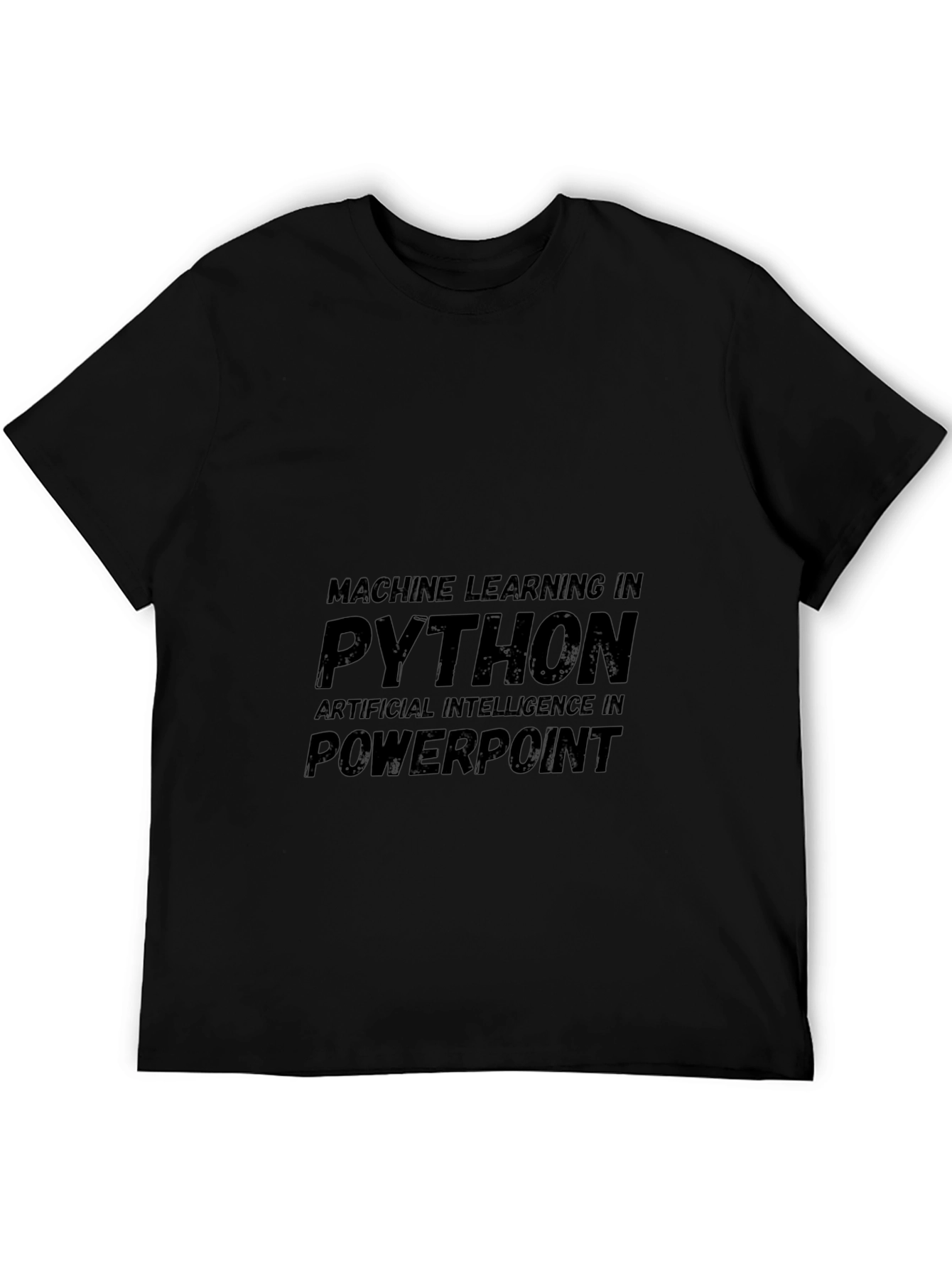 Machine Learning Python PowerPoint T-Shirt